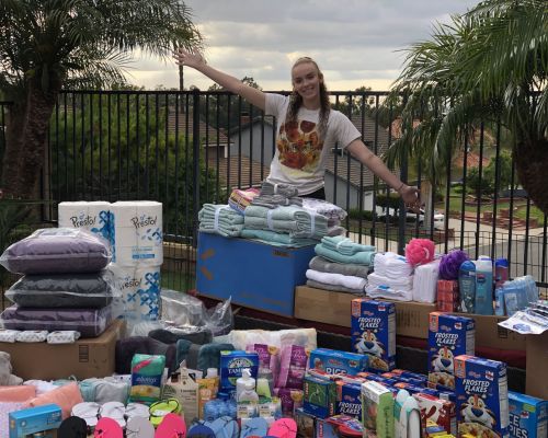 Volunteer organizes wish list donation drive